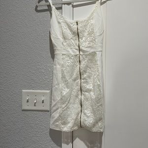 Express White Lace Bodycon Dress